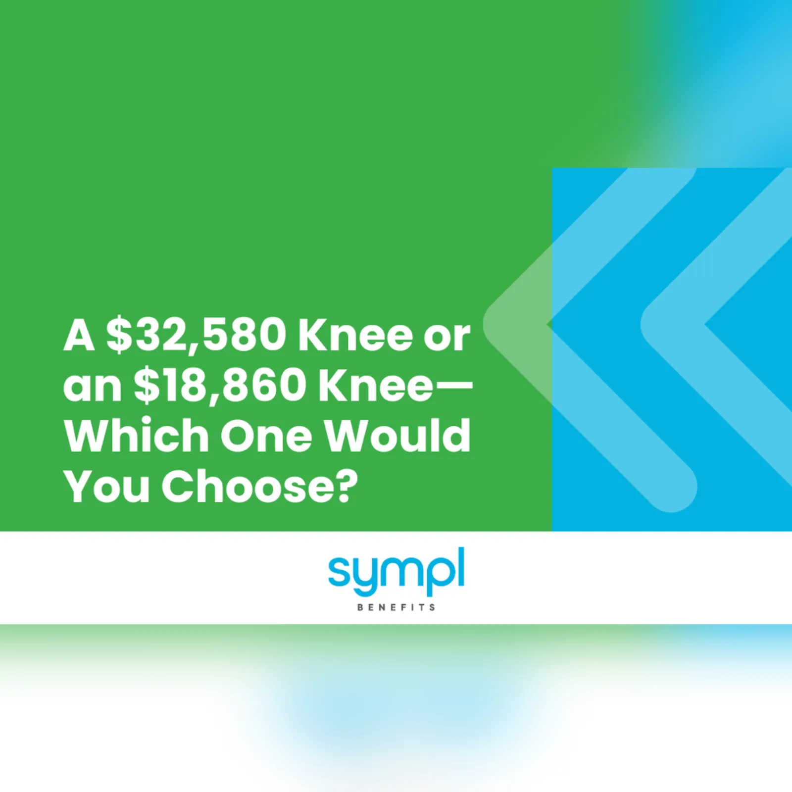 A $32,580 Knee Or An $18,860 Knee—which One Would You Choose?